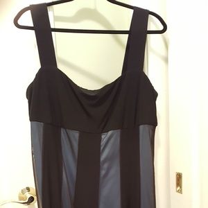Black/Blue Dressy Dress